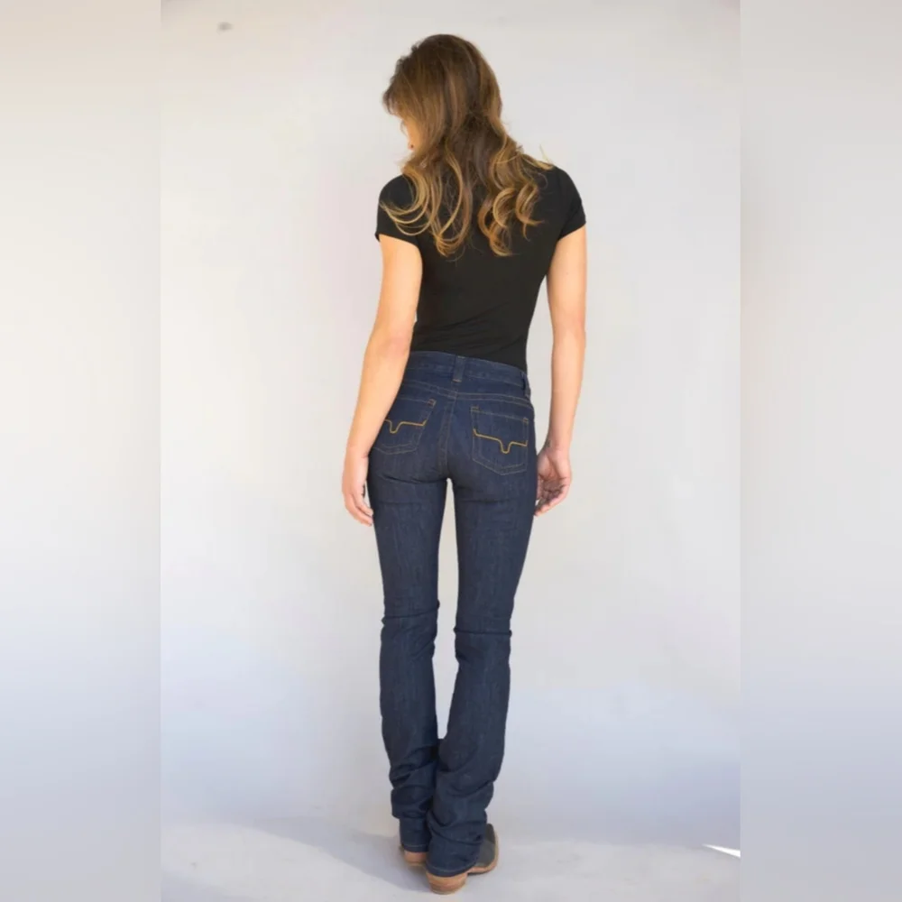 Kimes Ranch Women's Dark Blue Boot Cut Jeans - Picture 3 of 16